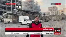 گزارش خبرنگار SNNTV از اصابت پرتابه متجاوزان به منازل مسکونی میدان رسالت/عقده‌گشایی دشمن صهیونی_آمریکایی با حمله به مردم!