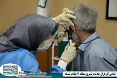 تمامی کارگران خدمات شهری منطقه ۷ چکاب شدند