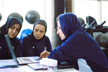 حضور کادر فنی تیم ملی فوتسال بانوان در رقابت&zwnj;های لیگ برتر