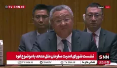 نماینده چین در شورای امنیت: اشغال غزه باید فوراً متوقف شود