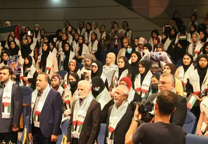 اجتماع دانشجویان بین الملل دانشگاه&zwnj;های علوم پزشکی شهر تهران در حمایت از مردم غزه برگزار شد