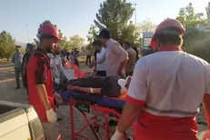 واژگونی وانت در جاده هفت باغ کرمان / ۲۱ نفر مصدوم شدند و ۲ کشته