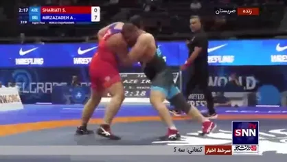 امین میرزازاده در وزن ۱۳۰ کیلوگرم در دور دوم مقابل صباح شریعتی کشتی&zwnj;گیر آذربایجان با نتیجه ۹ بر ۰ به پیروزی رسید و راهی دور یک چهارم نهایی شد
