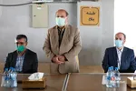 آیین افتتاح طرح تزریق واکسن خودرویی در پارکینگ طبقاتی
