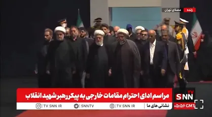 سنگ تمام جبهه مقاومت برای رهبر شهید + فیلم