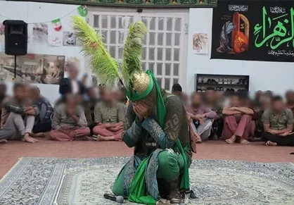 رویکرد سپاه ثارالله در اردوگاه کرامت، دین درمانی است / اجرای تعزیه برای معتادین متجاهر