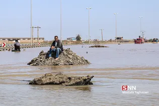 جاری شدن سیل در  استان گلستان