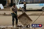 فعالیت جهادگران بسیج دانشجویی کردستان در مناطق سیل زده پلدختر و کوهدشت