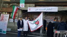 دانشجویان در راهپیمایی ۲۲بهمن خدمات پزشکی و درمانی ارائه کردند