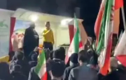 صحبت&zwnj;های شنیدنی جواد قارایی در اجتماع شنبه&zwnj;شب مردم تهران در میدان منیریه