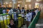 ضیافت افطاری در حرم حضرت معصومه(س)