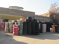 ۹ هزار حلقه لاستیک قاچاق در جنوب تهران کشف شد