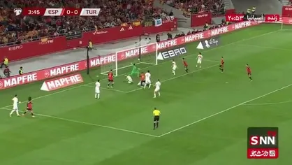 گل اول اسپانیا به ترکیه توسط دنی اولمو در دقیقه 4 / اسپانیا 1 - 0 ترکیه