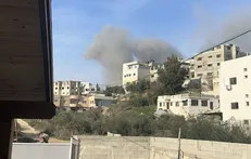 صهیونیست‌ها یک ساختمان را در اردوگاه جنین منفجر کردند + فیلم