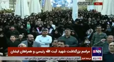 طنین «حیدرحیدر» در گلزار شهدای کرمان
