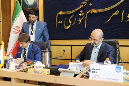 امضای تفاهم&zwnj;نامه همکاری میان دانشگاه شریف و دانشگاه ایالتی قفقاز شمالی روسیه