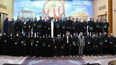 جمعی از اساتید دانشگاه علم و صنعت به خدمت افتخاری در حرم حضرت عبدالعظیم (ع) نائل آمدند