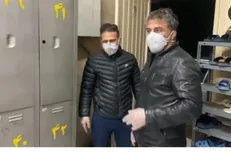 اقدام خیرخواهانه قهرمانان کشتی در ۳ گرمخانه تهران برای مقابله با کرونا+عکس