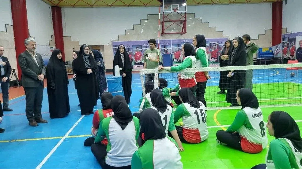 حضور معاون وزیر ورزش در محل تمرین تیم‌های اعزامی به بازی پاراآسیایی ناگویا