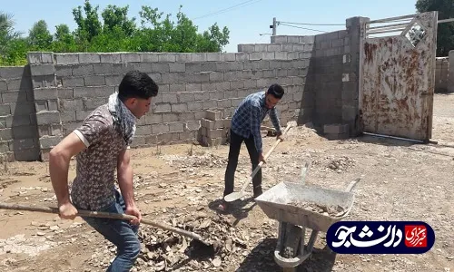 فعالیت جهادگران بسیج دانشجویی واحد شوشتر در شعیبیه