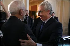 وزیر امورخارجه کشورمان با رئیس مجمع ریش سفیدان سازمان ملل دیدار وگفتگو کرد