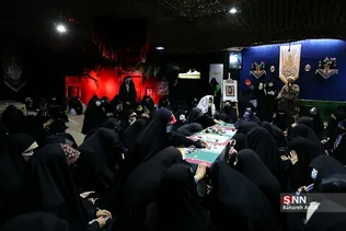 وداع با پیکر شهیده فاطمه اسدی