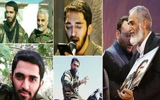 پدر یکی از شهدای مدافع حرم به فرزندش پیوست