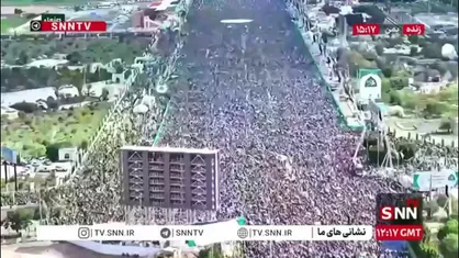 تصاویر هوایی از حضور باشکوه مردم صنعاء در مراسم ولادت حضرت محمد صلی الله علیه و آله