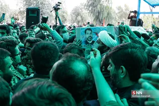  تشییع و تدفین پیکر شهید مدافع حرم «احسان کربلایی پور» در قم