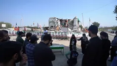 میثاق دانشجویان دانشگاه‌های تهران با شهدای مدرسه میناب + عکس