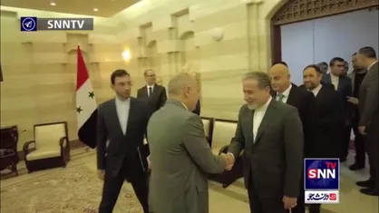 دیدار و گفتگوی عراقچی با محمد غازی الجلالی نخست وزیر سوریه