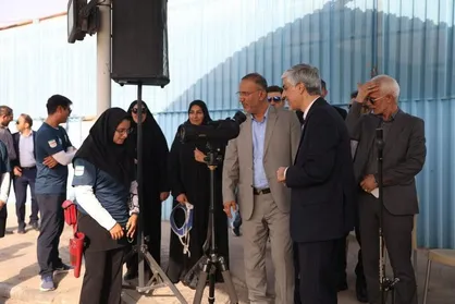 حضور وزیر ورزش در اردوی تیم ملی تیراندازی با کمان