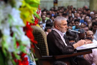 صوت/ مراسم شب پانزدهم ماه مبارک رمضان با نوای حاج منصور ارضی