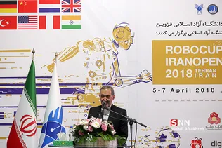 افتتاحیه سیزدهمین دوره مسابقات بین المللی روبوکاپ آزاد ایران