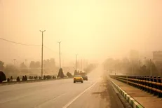 ورود توده عظیم گرد و خاک از ترکمنستان به ایران تا ساعاتی دیگر