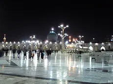 تشییع شهید حججی به صحن جامع رضوی انتقال یافت