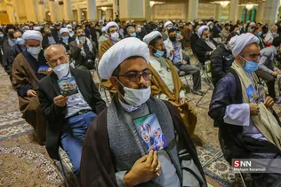 ارتباط تصویری مردم قم با رهبر معظم انقلاب اسلامی