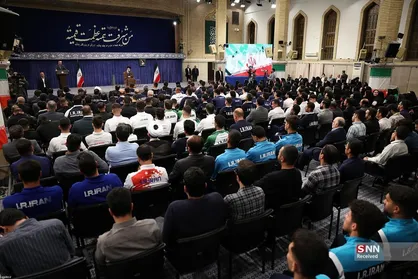 قاب متفاوتی به دیدار صبح امروز قهرمانان و مدال&zwnj;آوران ورزشی و المپیادهای علمی جهانی با رهبر انقلاب + فیلم