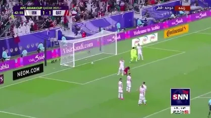 گل دوم قطر به ایران