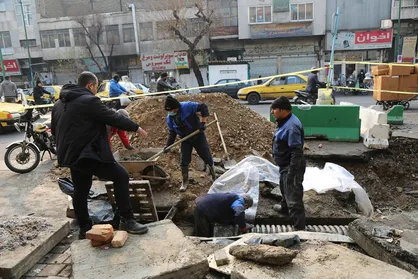 مدیریت فرونشست نهر خیابان پانزده خرداد شرقی در منطقه ۱۲