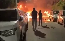 تل آویو در آتش و دود