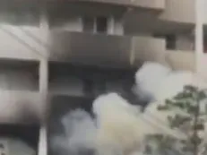 آتش‌سوزی در یک برج مسکونی در سئول