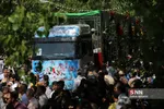 مراسم تشییع پیکر مطهر ۱۵۰ شهید دفاع مقدس در تهران
