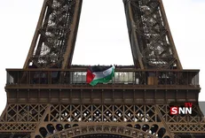 ببینید / پرچم فلسطین بر فراز برج ایفل