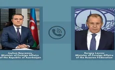وزیران خارجه روسیه و جمهوری آذربایجان در مورد توافق قره‌باغ گفتگو کردند