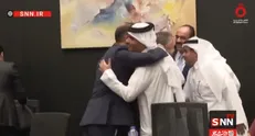 تصاویری از حضور هیات های قطری، مصری، ترکیه‌ای، فلسطینی و اسرائیلی در آستانه امضای توافق آتش بس غزه در مصر + فیلم