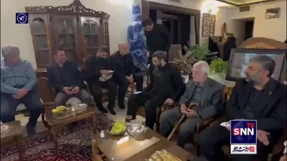 مداحی سید رضا نریمانی در منزل شهید نیلفروشان