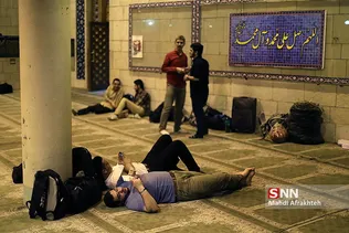 مراسم بدرقه جهادگران دانشگاه تهران