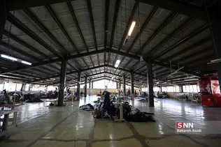 بازدید از خط تولید ماسک و لباس بیمارستانی