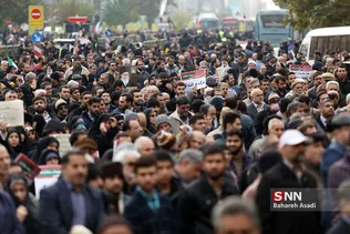 تجمع مردم تهران در دفاع از امنیت، ثبات و اقتدار ایران